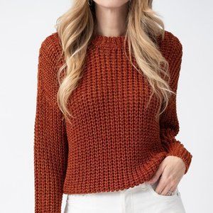 ROBERTO COLLINA Crewneck Sweater in Bronze
